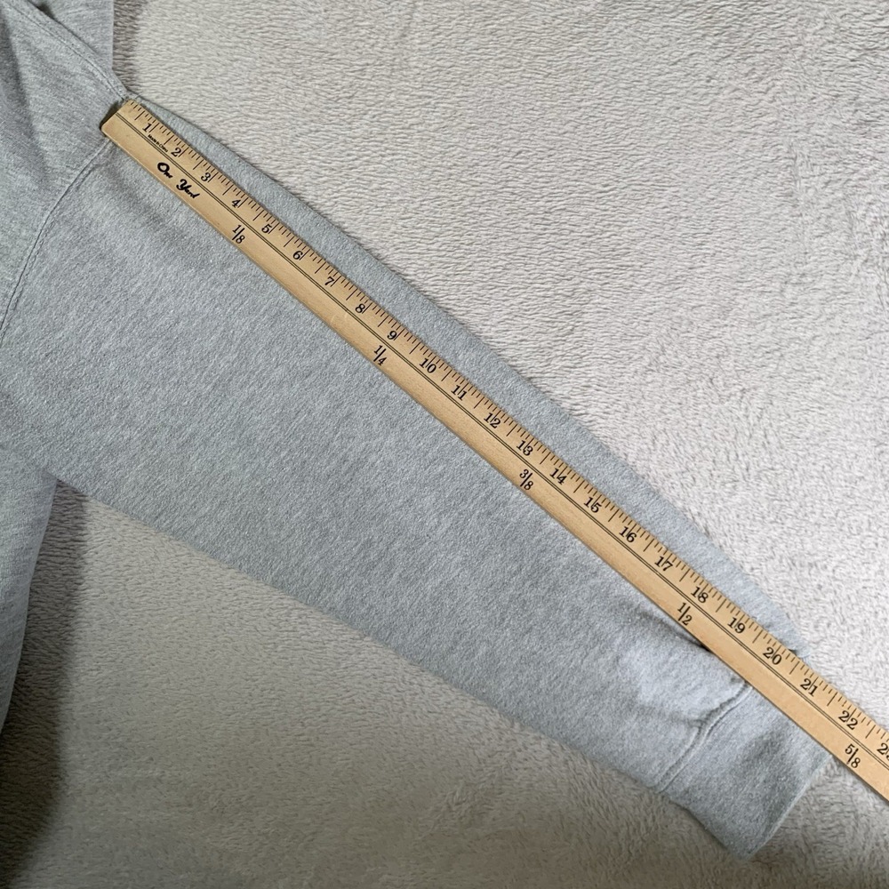 New York Popular Detroit Sweatshirt Mens Medium Gray Crewneck Fleece‎ Top M - Picture 10 of 11